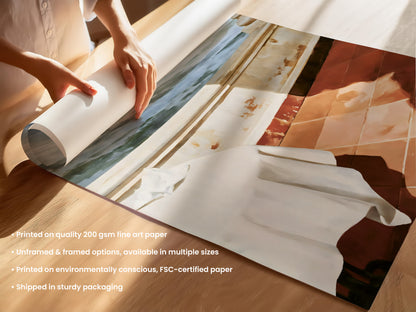 Sea View Terrace Print