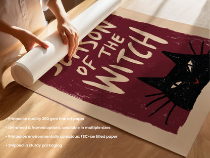 Season of the Witch Cat Print Unframed (UF & F).jpg