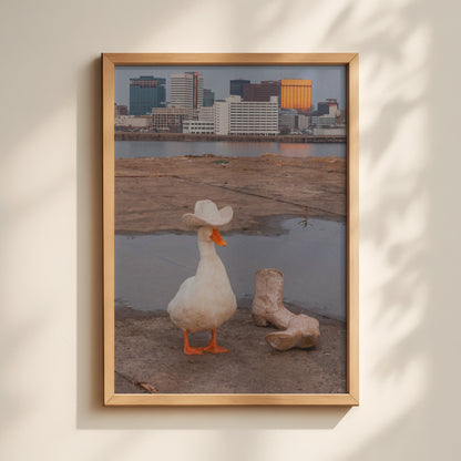 Skyline Cowgirl Duck Print