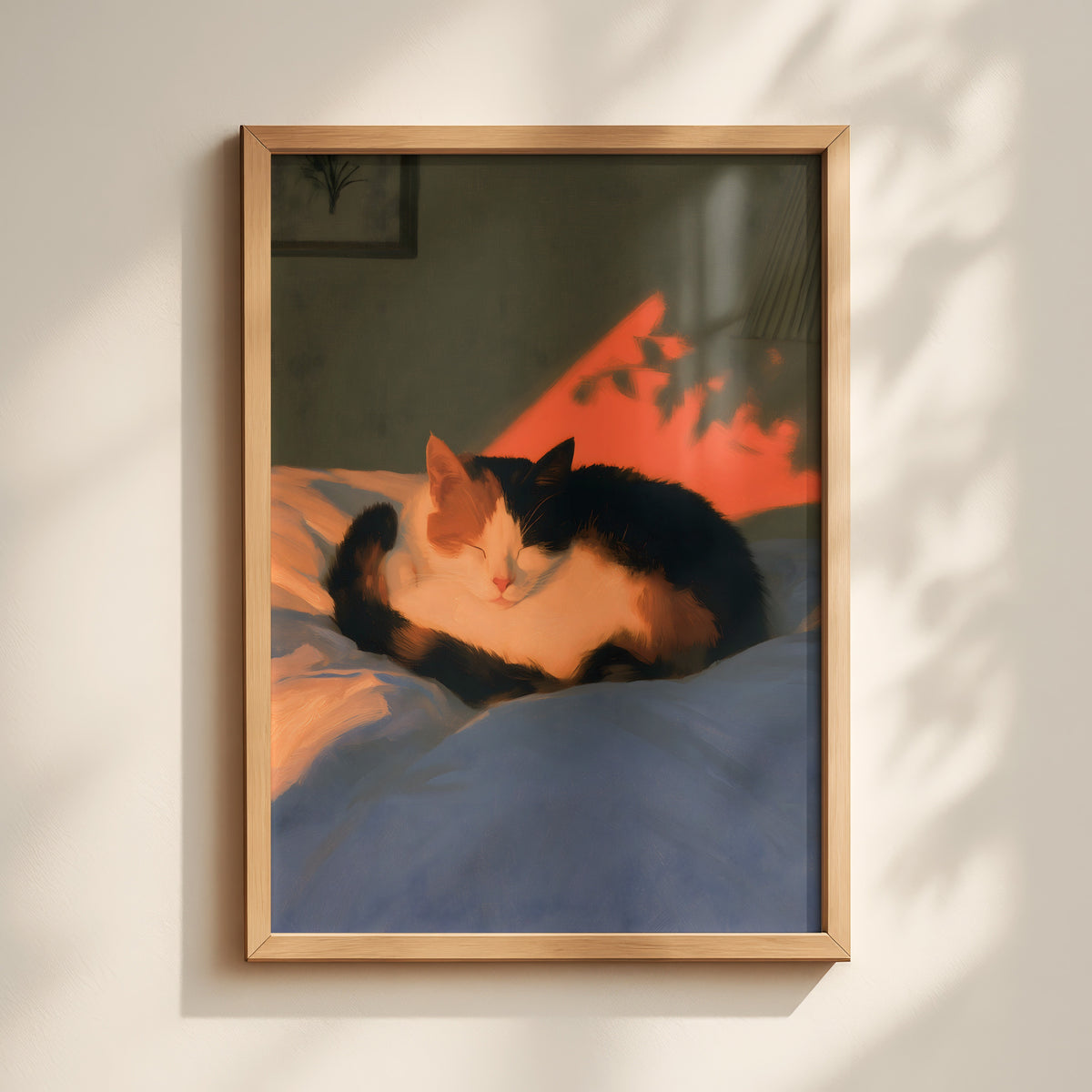 Sleeping Calico Cat Print 01 MASTER-portrait.jpg