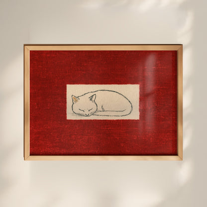 Sleeping Cat Line Art Print 01 MASTER-landscape.jpg