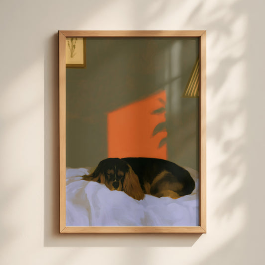 Sleeping Cavalier Spaniel Print 01 MASTER-portrait.jpg