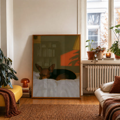 Sleeping Chihuahua Print 03 Living Room 4 (autumnal).jpg