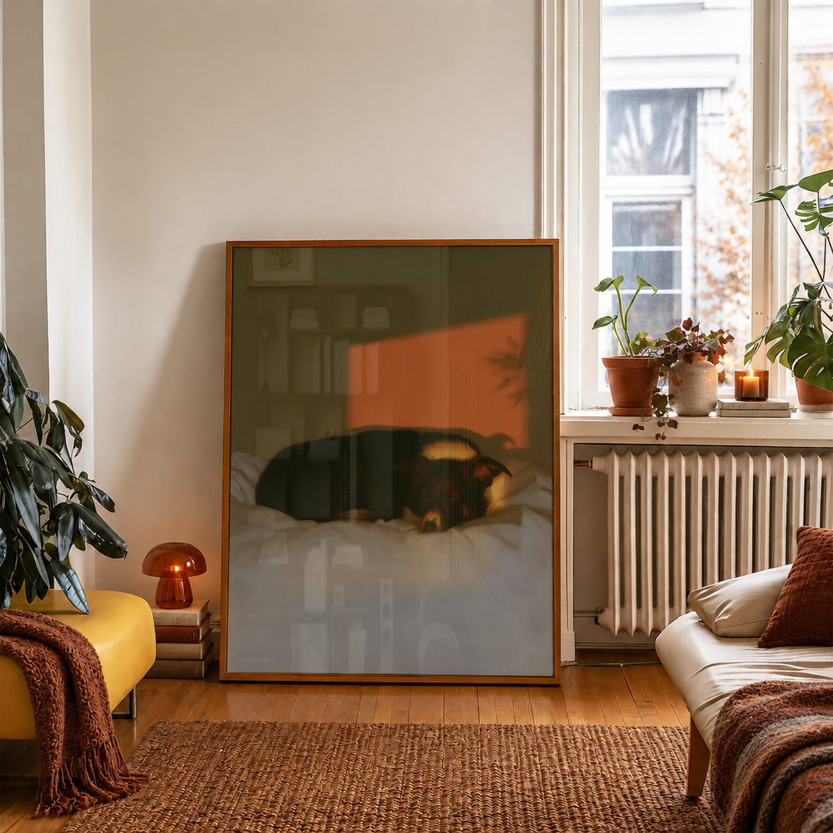 Sleeping Rottweiler-Style Print 03 Living Room 4 (autumnal).jpg