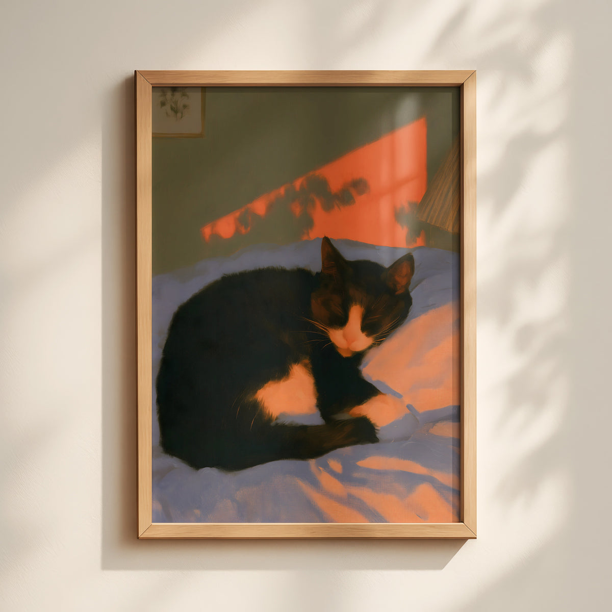 Sleeping Tuxedo Cat Print 01 MASTER-portrait.jpg