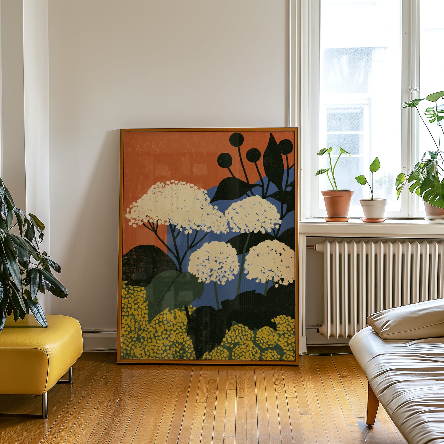 Snowball Hydrangea Print