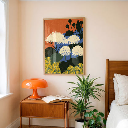 Snowball Hydrangea Print
