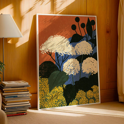 Snowball Hydrangea Print