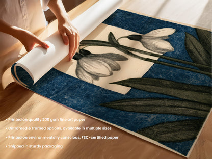 Snowdrop Botanical Print 10 Unframed (UF & F).jpg