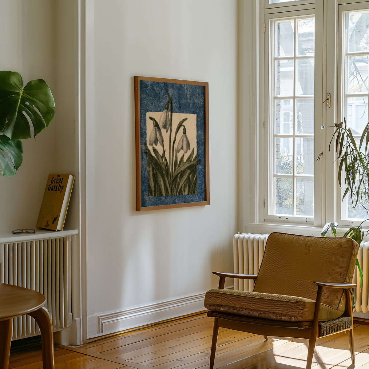 Snowdrops Botanical Print 05 Living Room-media-7.jpg
