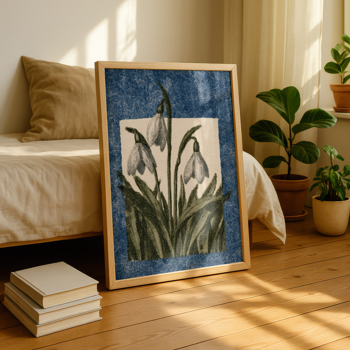 Snowdrops Botanical Print 07 Living Room-media-23.jpg