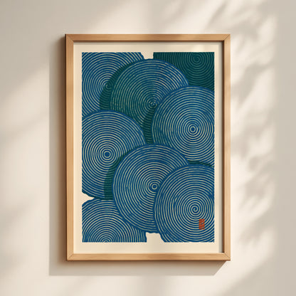Spiral Circles Print