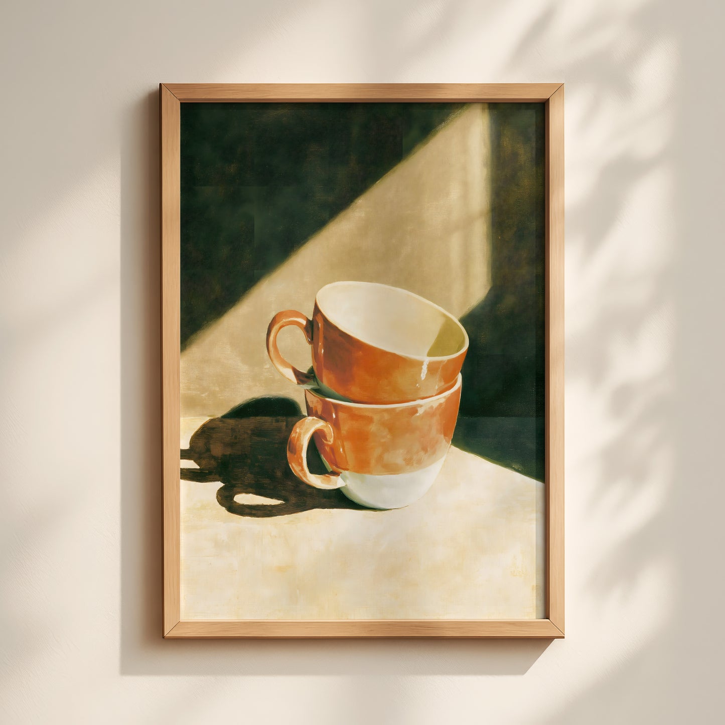 Stacked Teacups Print