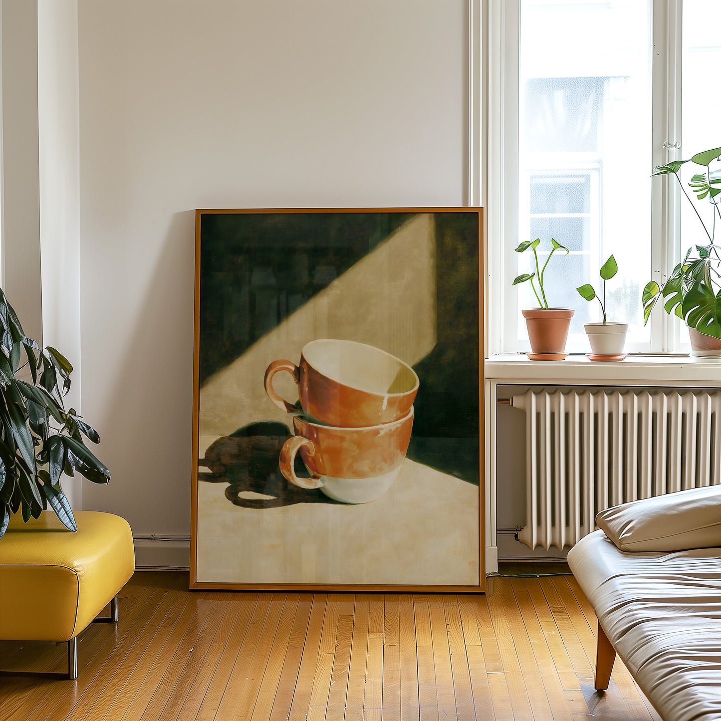 Stacked Teacups Print