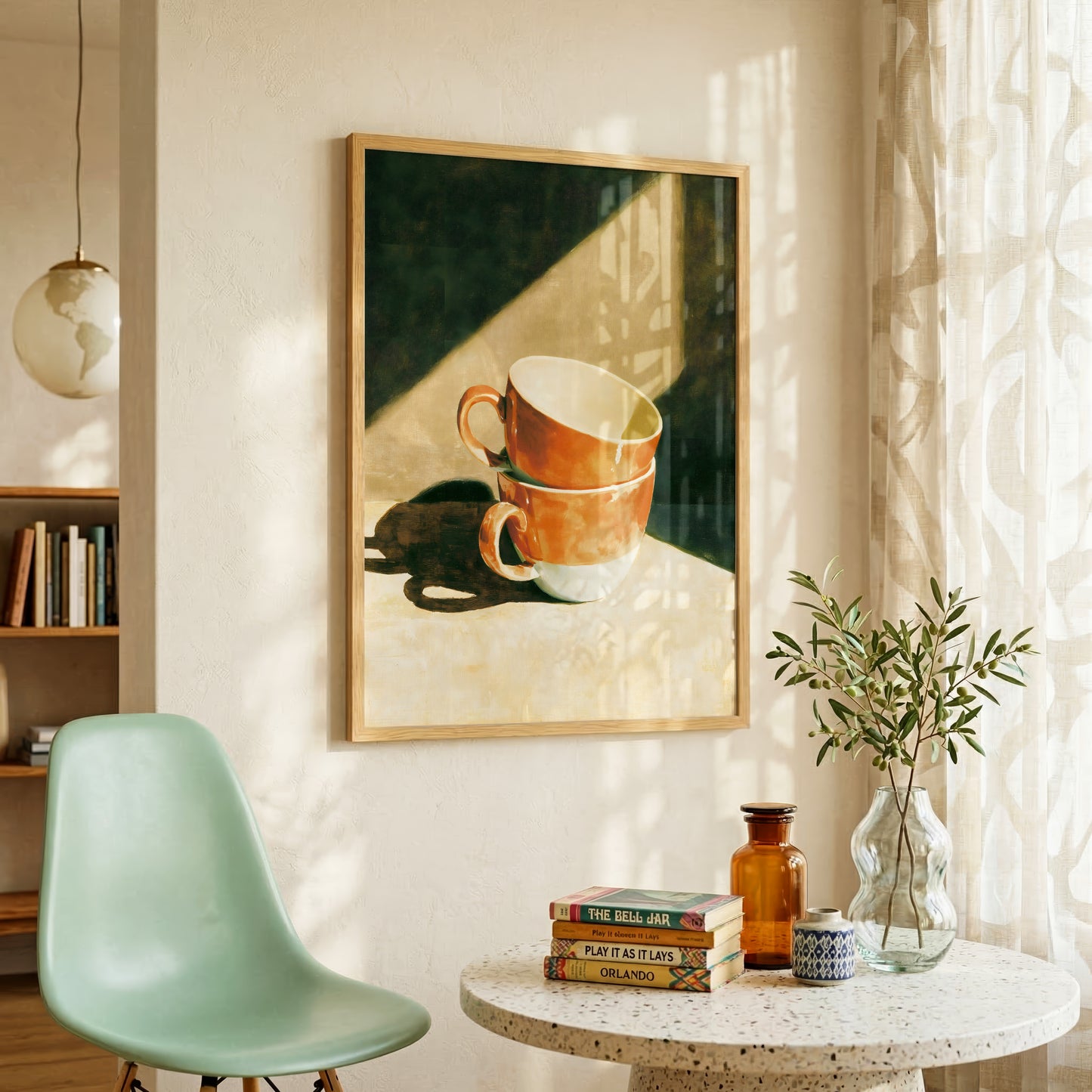 Stacked Teacups Print