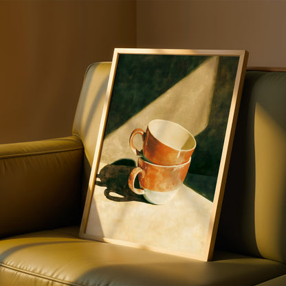Stacked Teacups Print