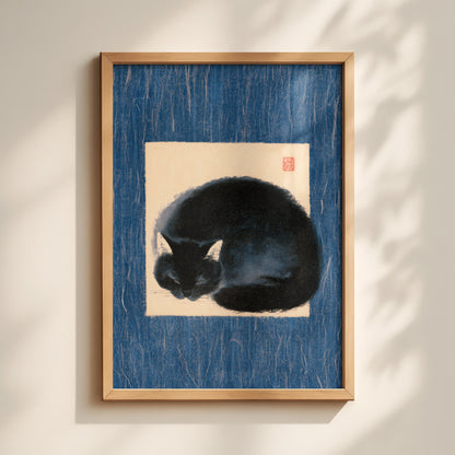 Sumi-e Black Cat Print 01 MASTER-portrait.jpg