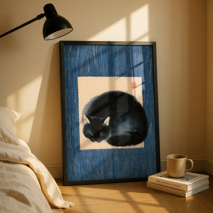 Sumi-e Black Cat Print 04 Living Room-media-24.jpg