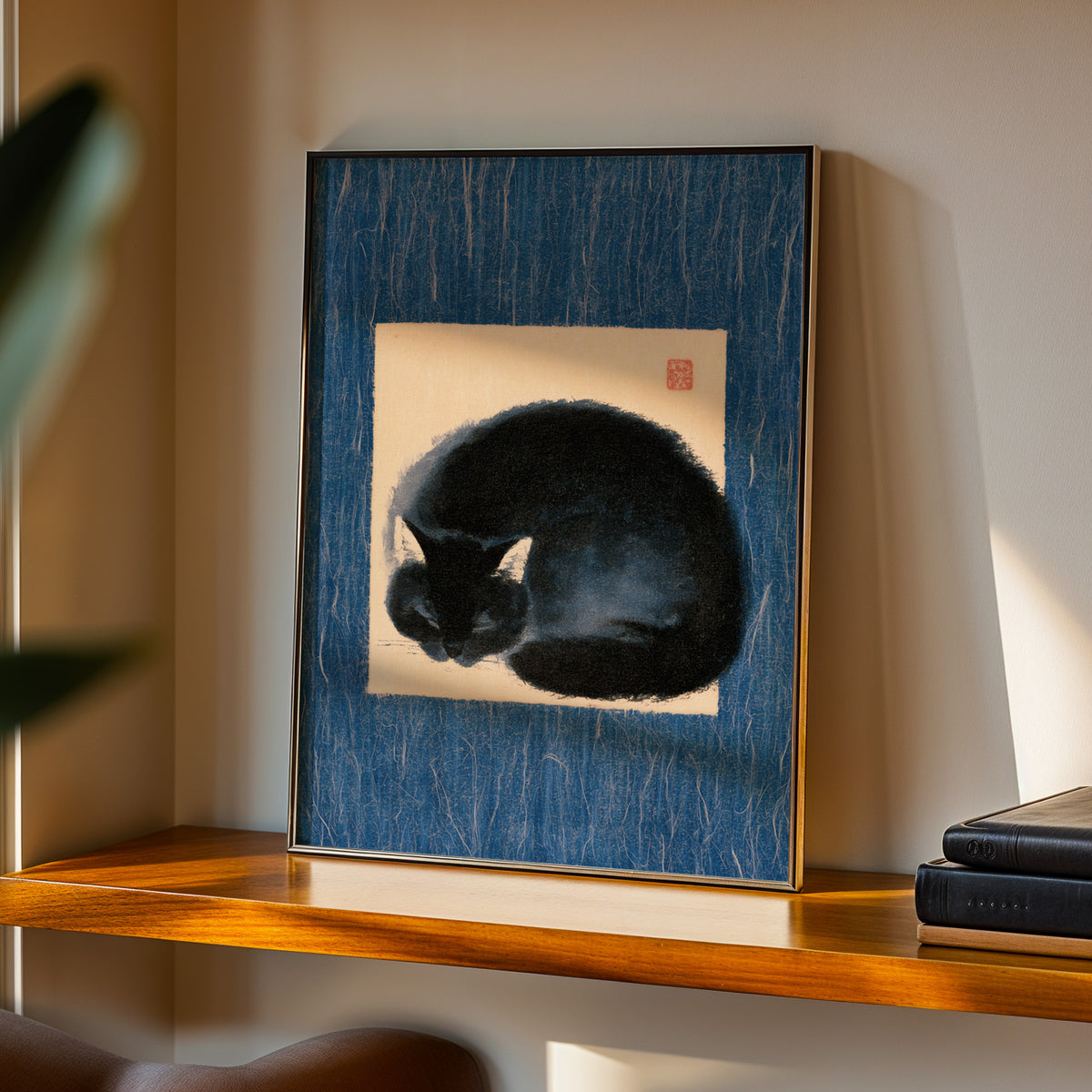 Sumi-e Black Cat Print 09 Living Room-media-31.jpg
