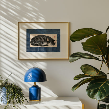 Sumi-e Sleeping Tabby Cat Print 07 211_Mockup_3x2.jpg