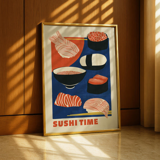 Japanese Sushi Print
