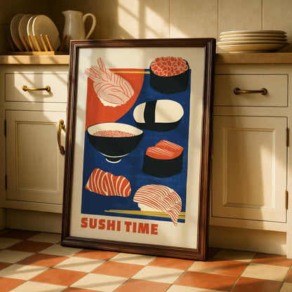 Japanese Sushi Print