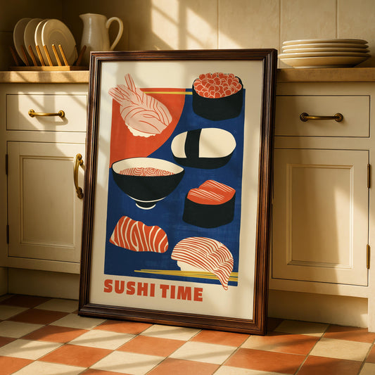 Japanese Sushi Print