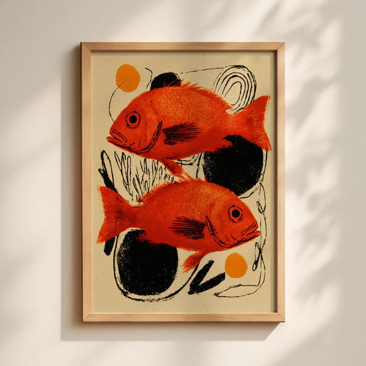 Swimming Fish Print