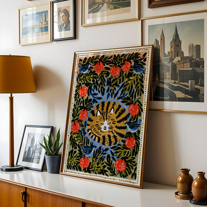 Tabby Cat & Pomegranates Print 005 Living Room-media-30.jpg