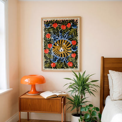 Tabby Cat & Pomegranates Print 007 Living Room-media-11.jpg