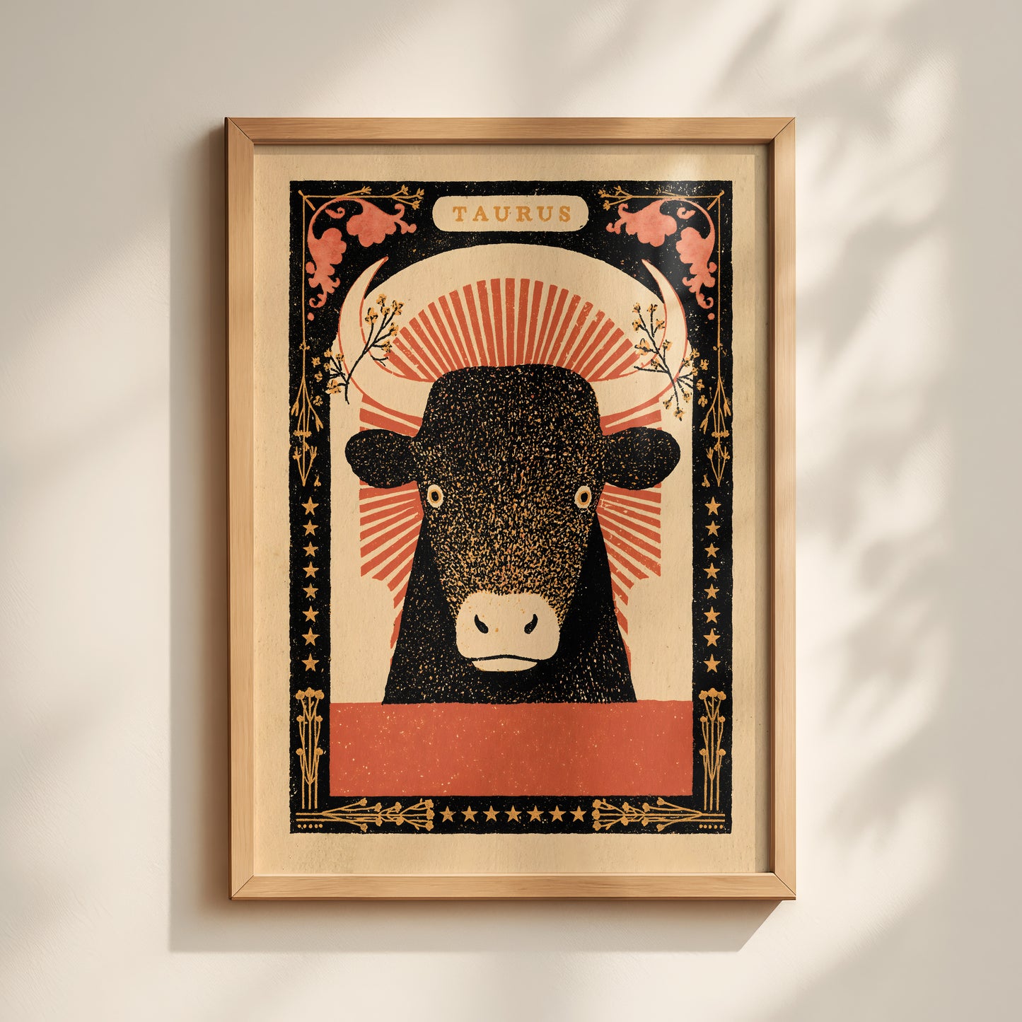 Taurus Zodiac Print