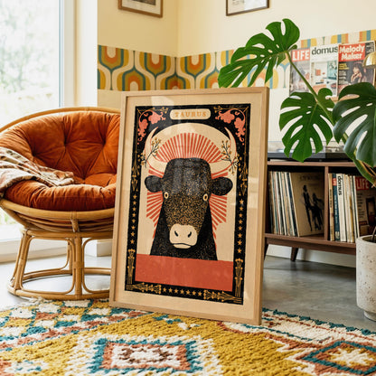 Taurus Zodiac Print