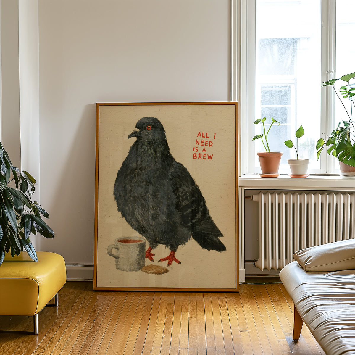 Tea Break Pigeon Print 02 Living Room-media-4.jpg