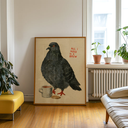 Tea Break Pigeon Print 02 Living Room-media-4.jpg