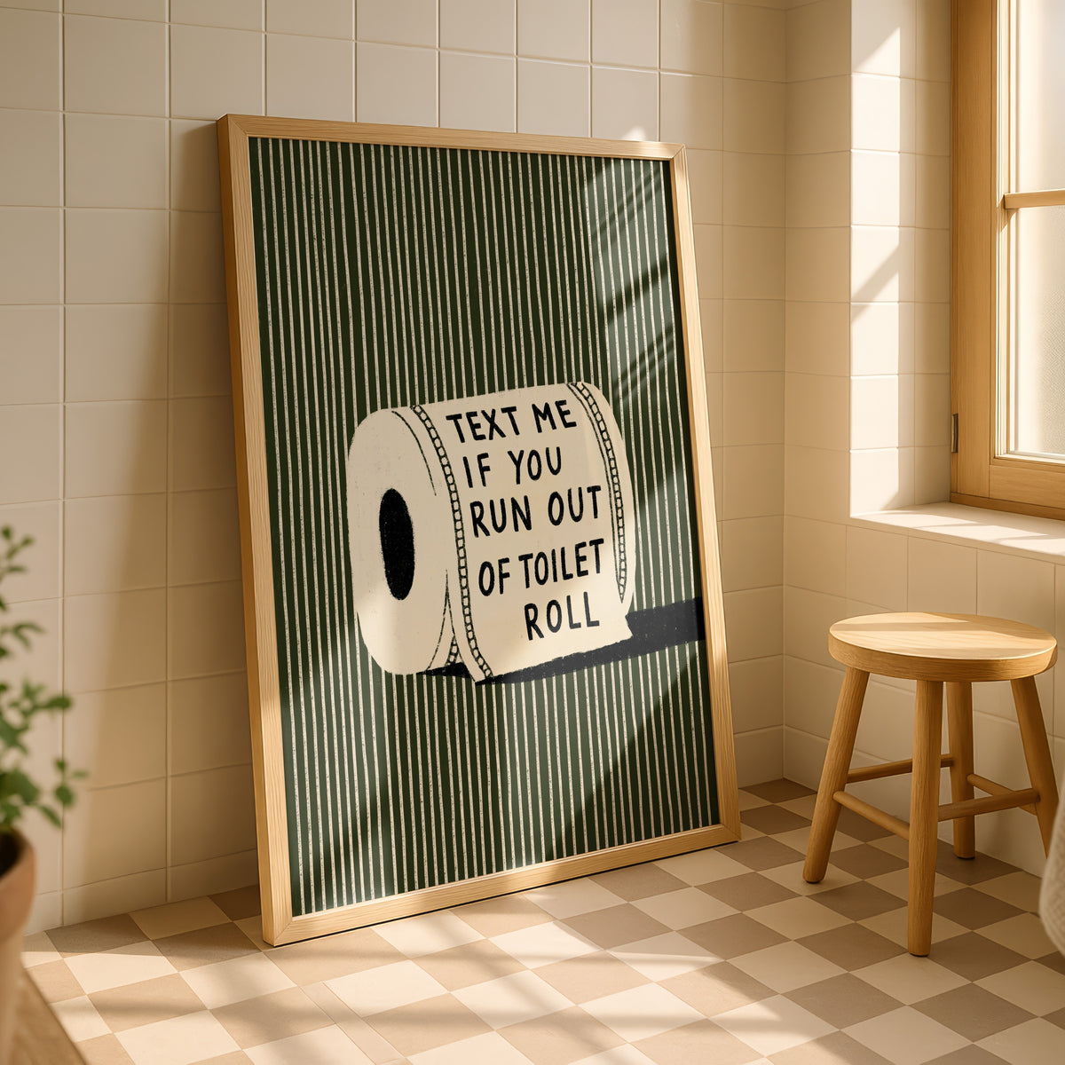 Text Me If You Run Out Print 02 Bathroom mockup 1.jpg