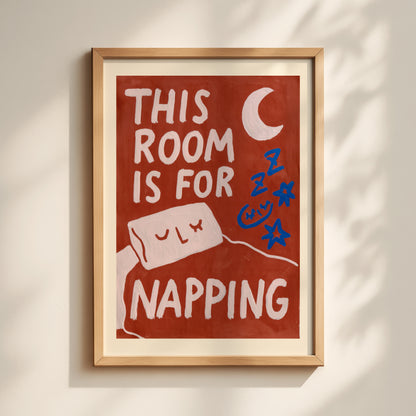 This Room Is For Napping Print