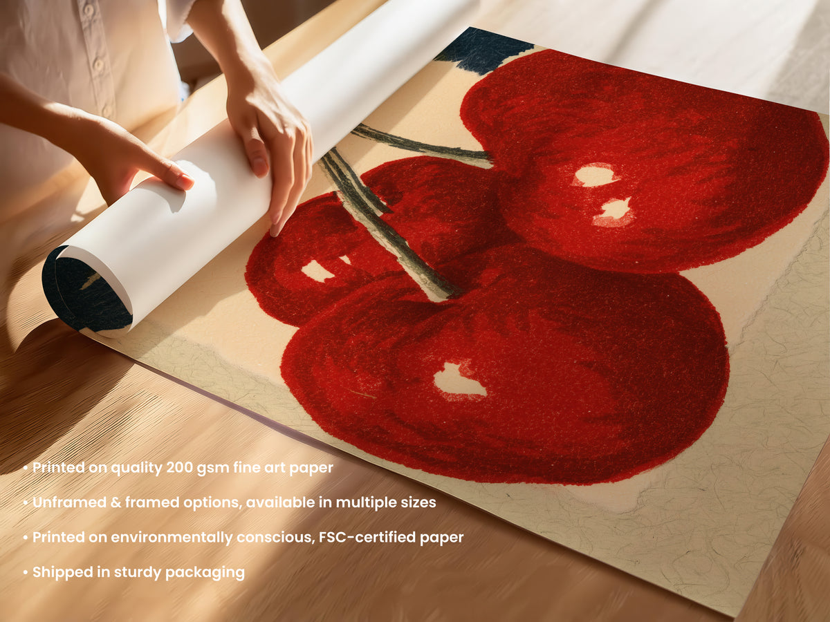 Three Cherries Print 10 Unframed (UF & F).jpg