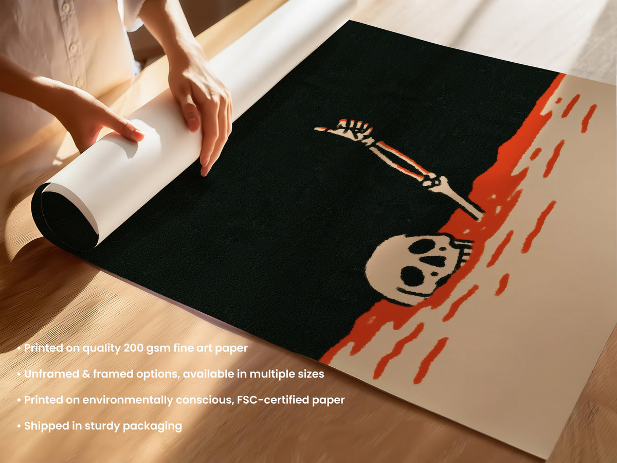 Thumbs-Up Skeleton Print 910 Unframed (UF & F).jpg