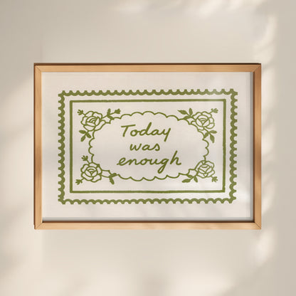 Today Was Enough Postage Stamp Print 01 MASTER-landscape.jpg