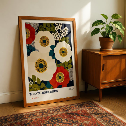 Tokyo Highlands Floral Print