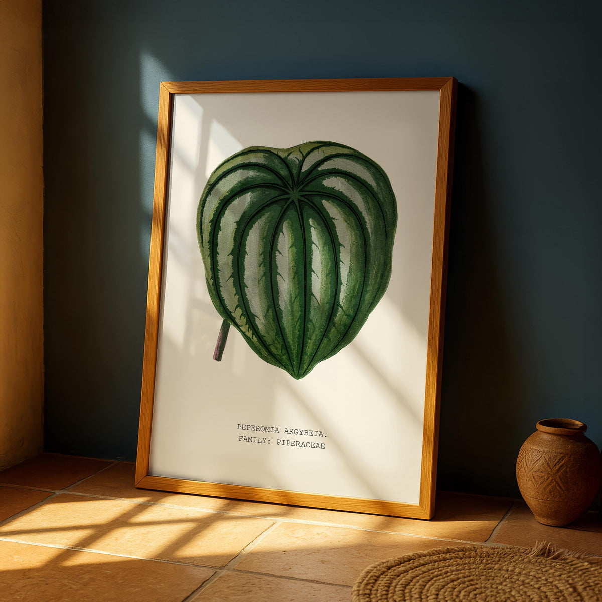 Watermelon Peperomia Print