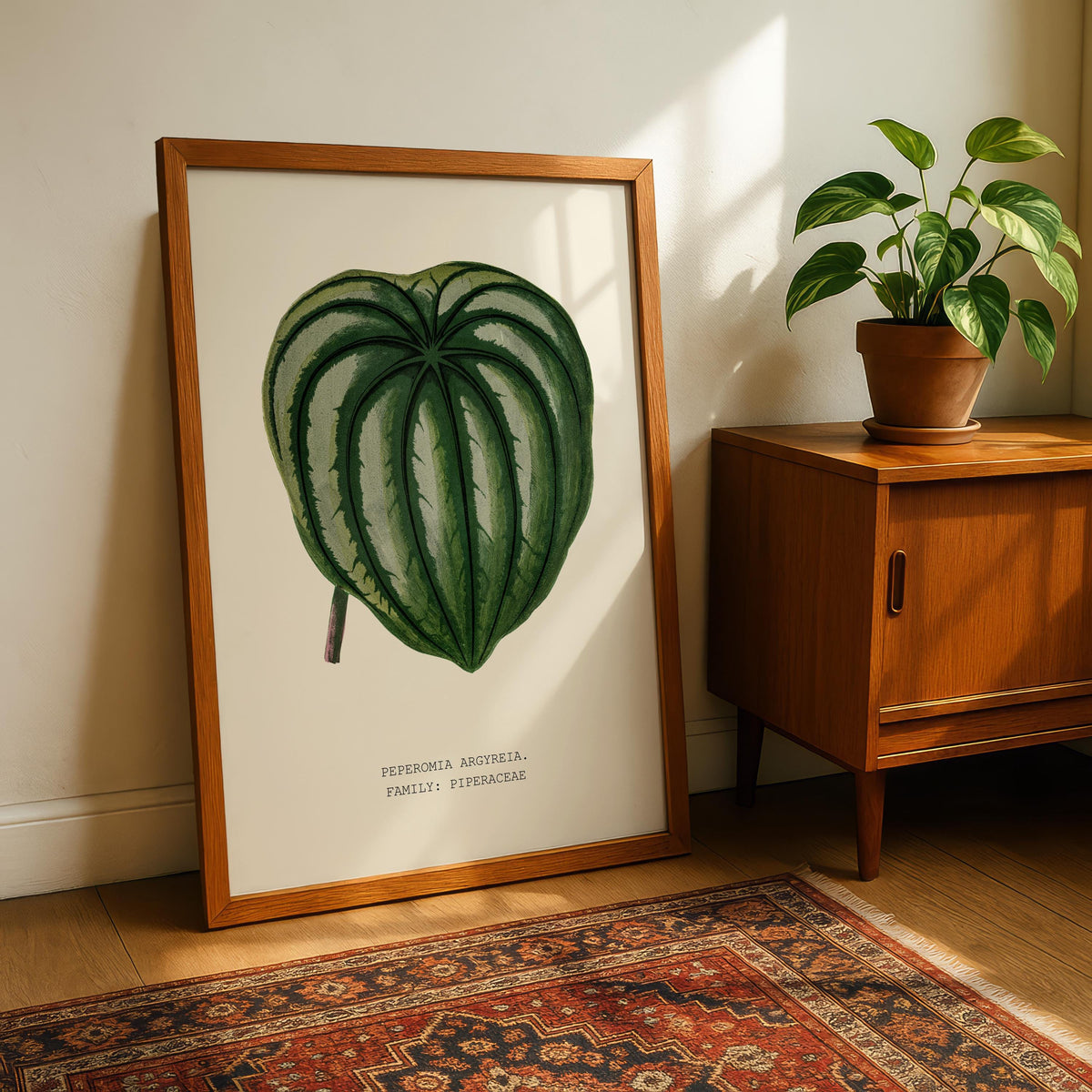 Watermelon Peperomia Print
