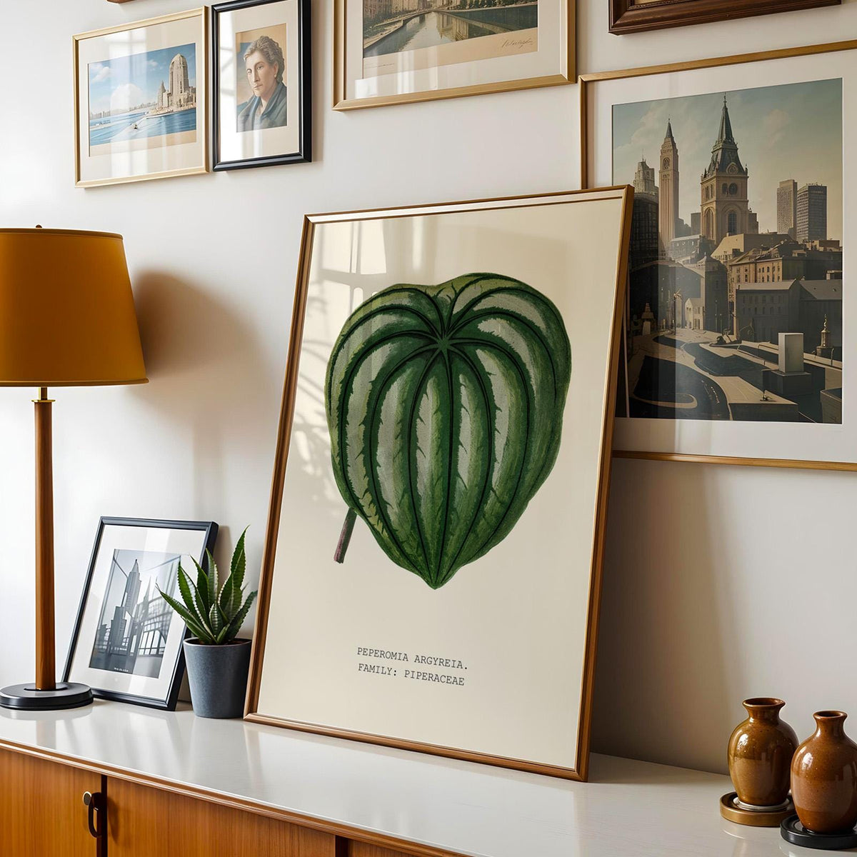 Watermelon Peperomia Print