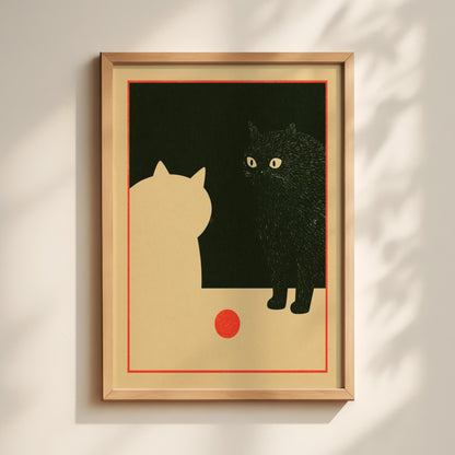 Two Cats Print