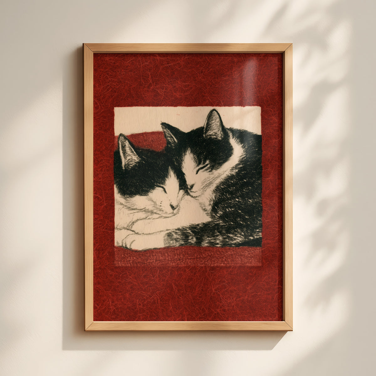 Two Tuxedo Cats Print 01 MASTER-portrait.jpg