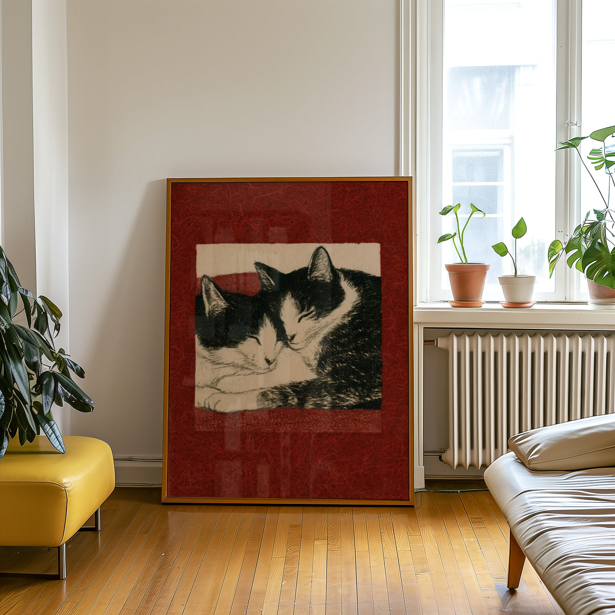 Two Tuxedo Cats Print 02 Living Room-media-4.jpg