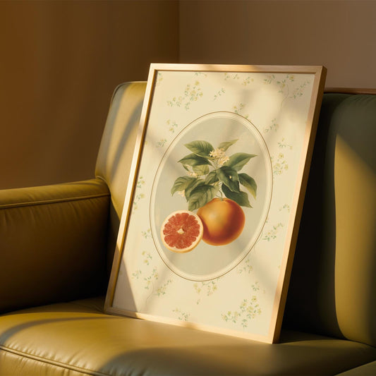 Vintage Citrus Print