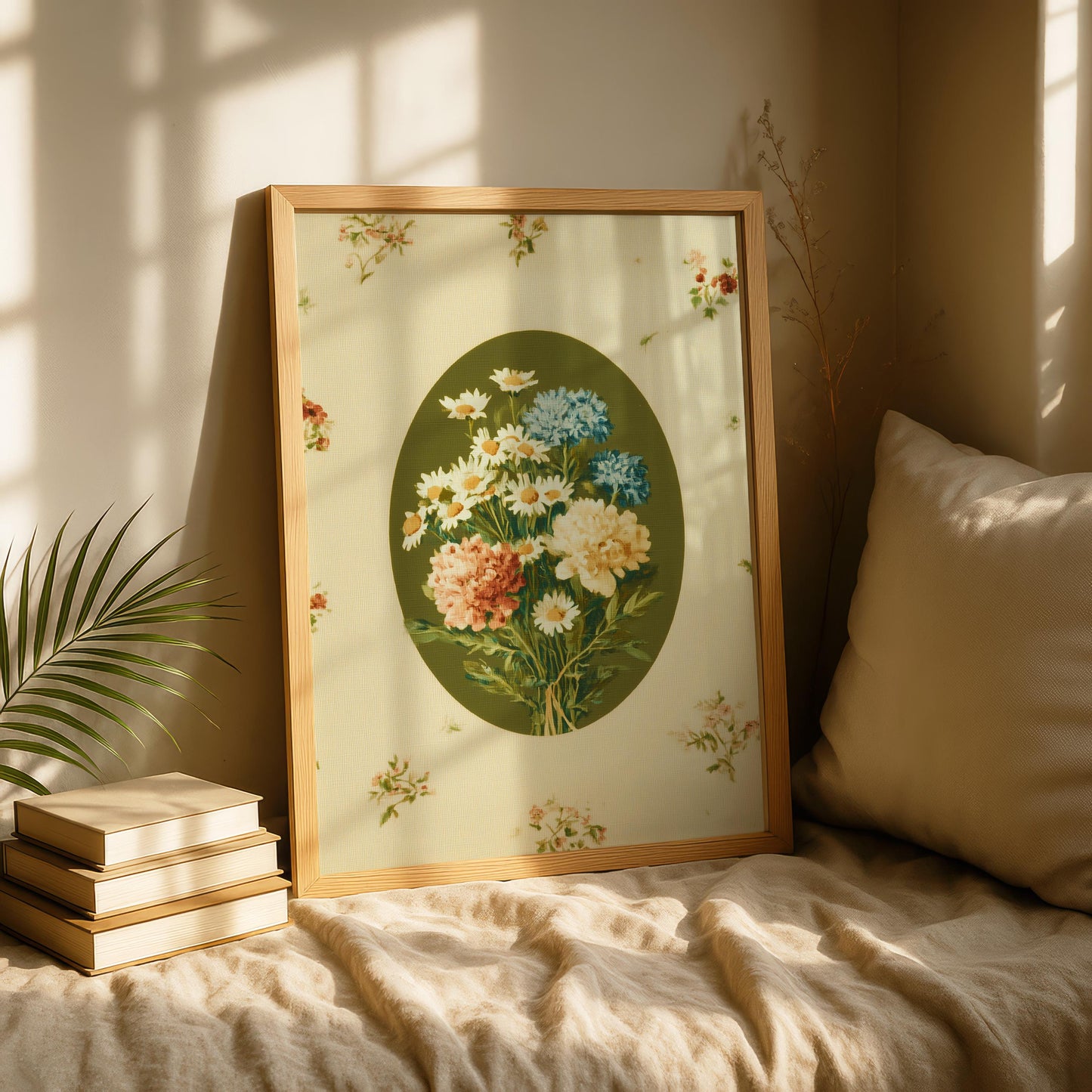 Vintage Floral Bouquet Print