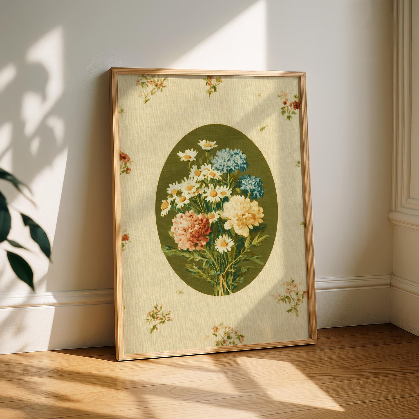 Vintage Floral Bouquet Print