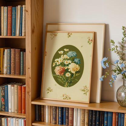 Vintage Floral Bouquet Print
